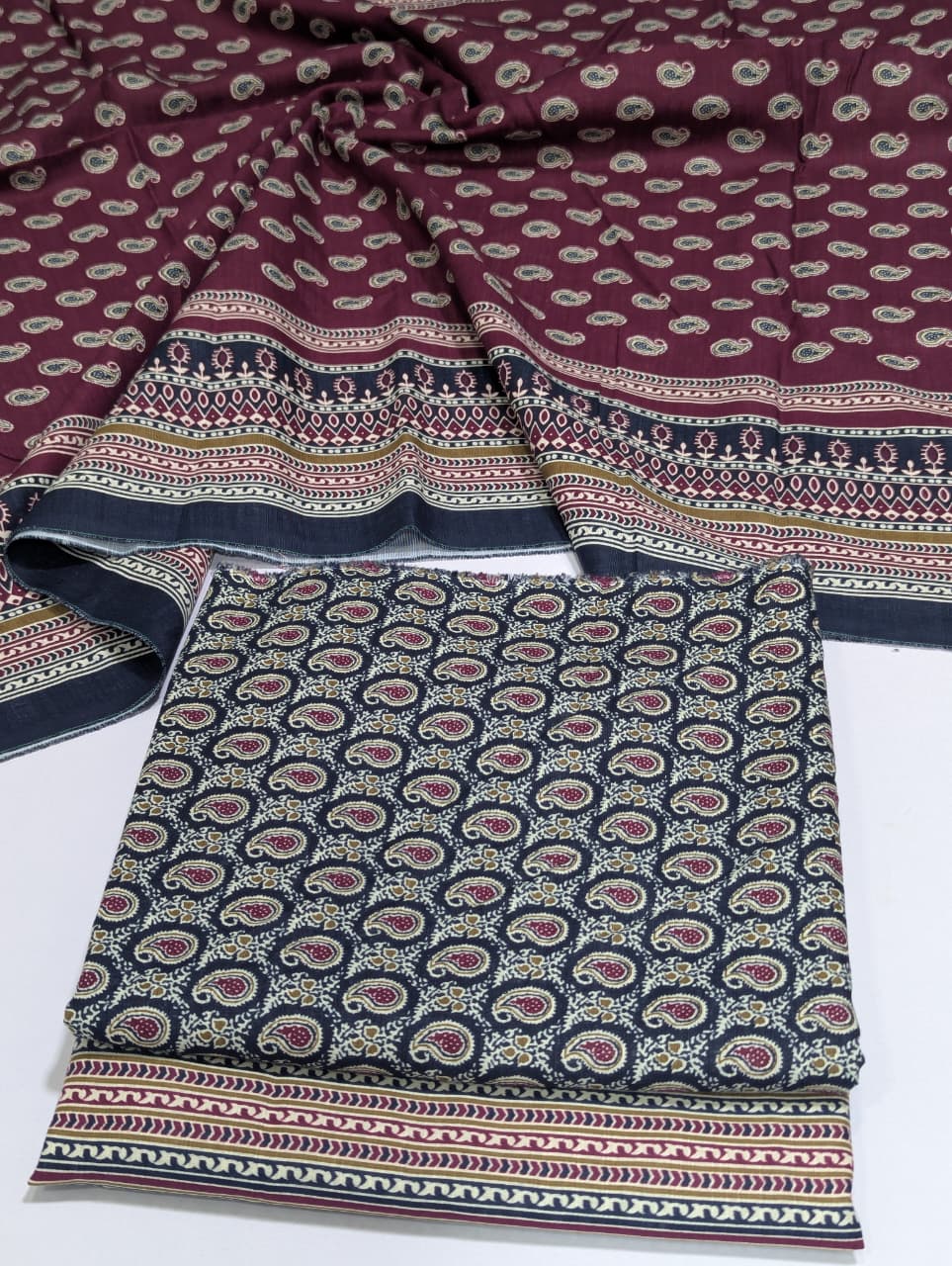 Bin Saeed Khaddar 3 Piece Suit – Design 07