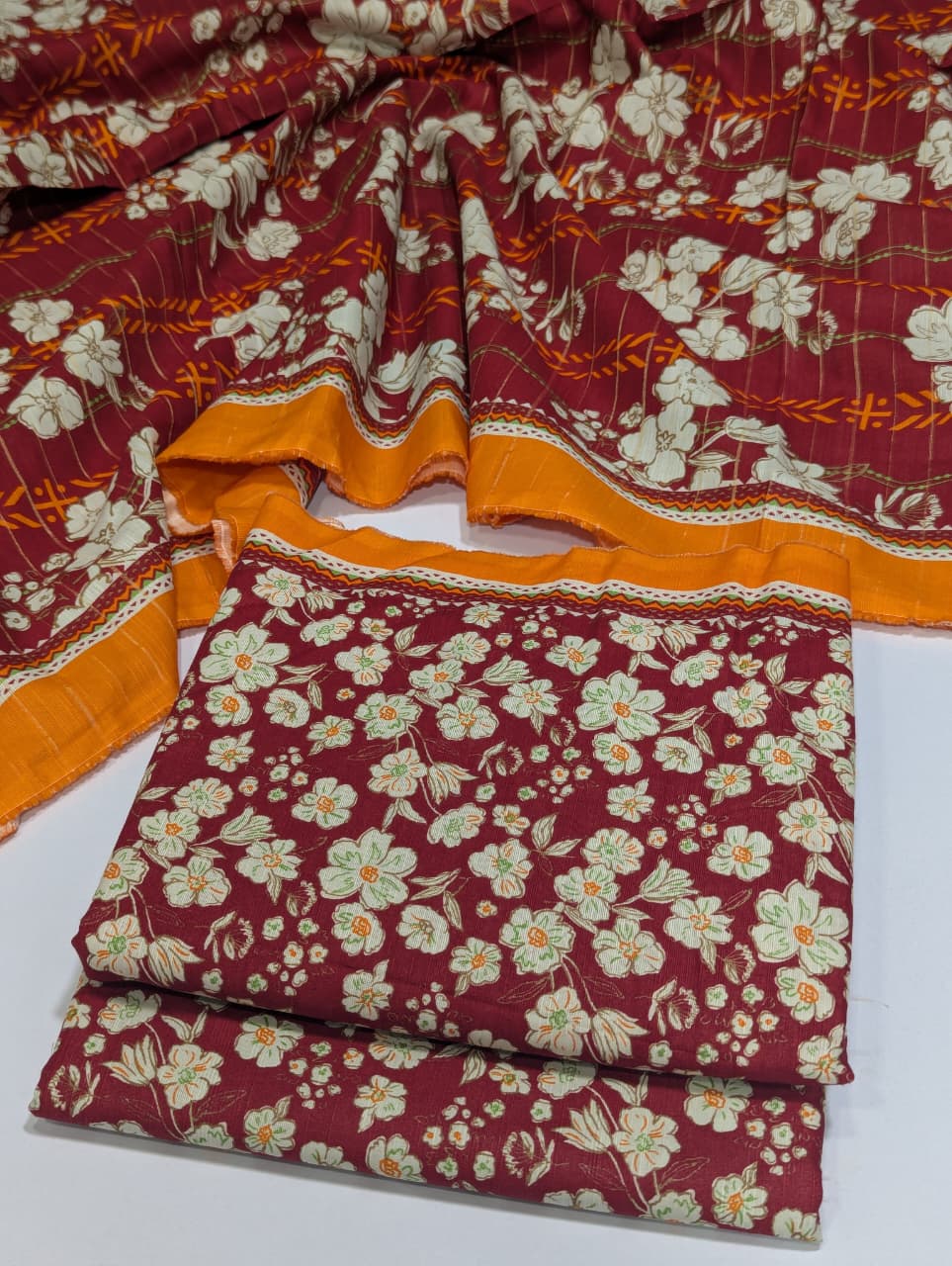 Bin Saeed Khaddar 3 Piece Suit – Design 16