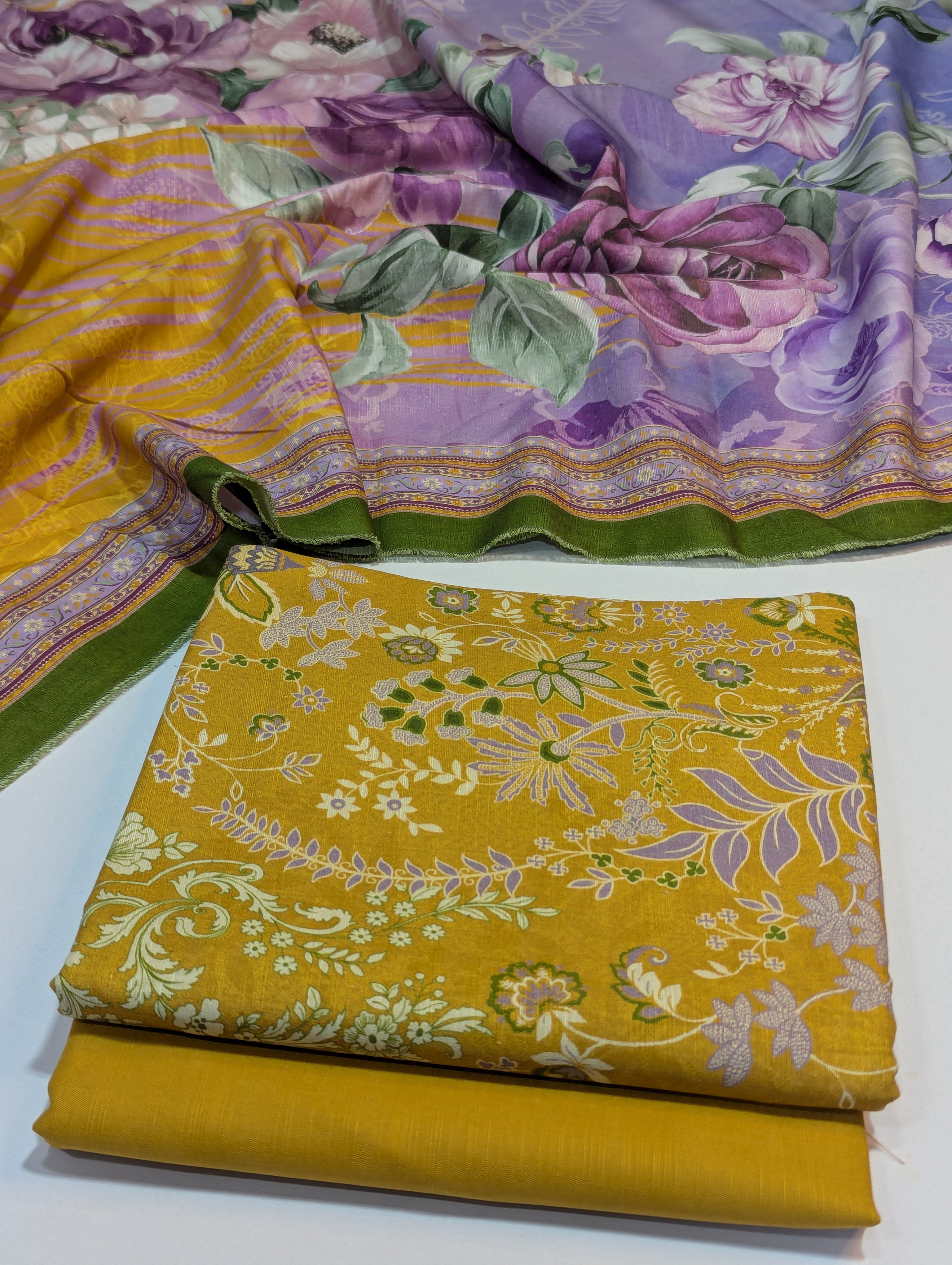 Bin Saeed Khaddar 3 Piece Suit – Design 27