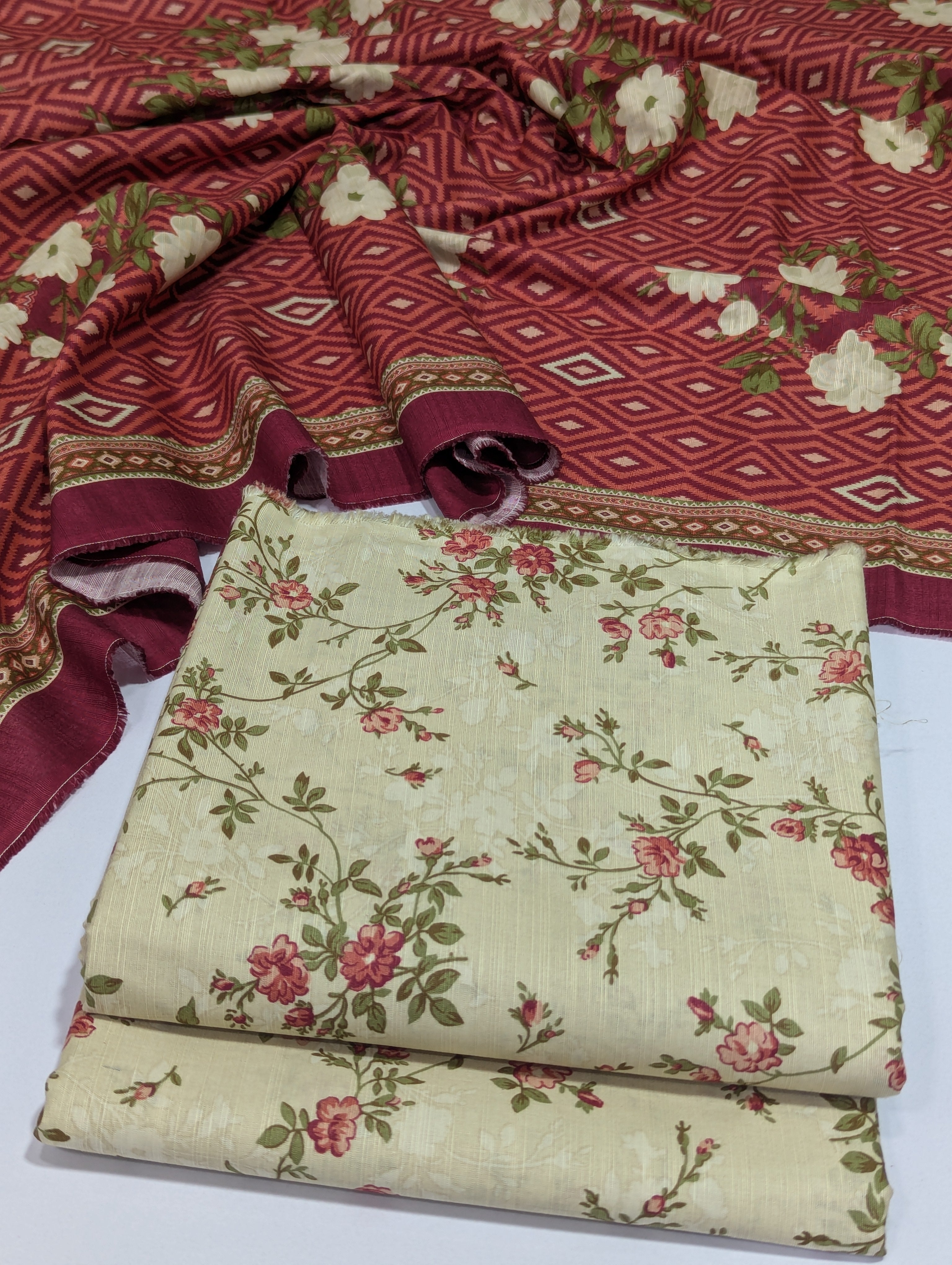 Bin Saeed Khaddar 3 Piece Suit – Design 32